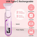 WHITE Women's Whole Body Electric Hair Removal Device, Painless Hair Removal, Type-C Fast Charging