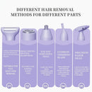 WHITE Women's Whole Body Electric Hair Removal Device, Painless Hair Removal, Type-C Fast Charging