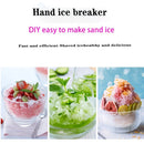 1 Multi-Function Shaved Ice Machine and Snow Ice Maker – Compact Manual Ice Shaver with Smoothie and Milkshake Making Functions. blue