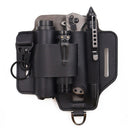 EDC Tactical Tool Holster – Multifunctional Outdoor Survival Utility Waist Pouch.(Leather brown without tools)