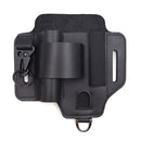 EDC Tactical Tool Holster – Multifunctional Outdoor Survival Utility Waist Pouch.(Leather brown without tools)