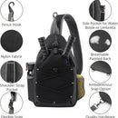 Features a dedicated paddle sleeve and a spacious main storage compartment for clothes, shoes, or gear.BLACK