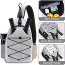 Features a dedicated paddle sleeve and a spacious main storage compartment for clothes, shoes, or gear.BLACK