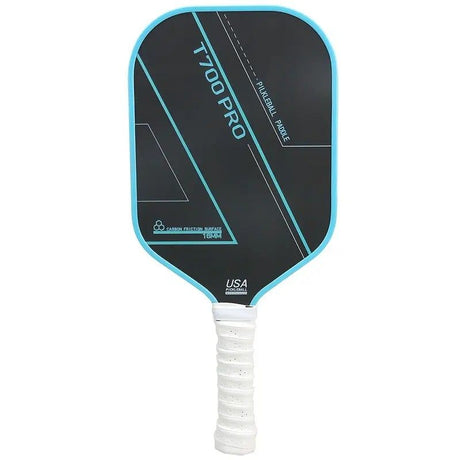 1PCS T700 PRO Carbon Fiber Pickleball Paddle: 8.0oz Lightweight Wide Body Control Paddle for Beginners & Seniors(BLUE)