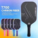 T700 Carbon Fiber Pickleball Paddle Set (2 Pack): 8.0oz Lightweight Widebody Design, Ideal for Beginners & Seniors（BLUE)