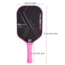 T700 Carbon Fiber Pickleball Paddle Set (2 Pack): 8.0oz Lightweight Widebody Design, Ideal for Beginners & Seniors（pink)