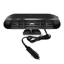 Winter Car Must-Have: 3-Second Heat, 360° Defrost, Safe Plug & Go Mini Heater(Black gold）