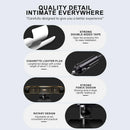 Winter Car Must-Have: 3-Second Heat, 360° Defrost, Safe Plug & Go Mini Heater（Black silver）