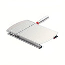 Stainless steel multi-function slicer, precise for even slicing, silicone suction cup for anti-slip stability, sharp blade for smooth cutting, a practical kitchen and baking tool