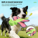 Bouncy Flying Bug (Captain Dragonfly) Pet Interactive Toy: Launch and Sound Effects with 360° Rotation, Bite-Resistant Oxford Fabric for Fun Between Pets and Owners