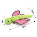 Bouncy Flying Bug (Captain Dragonfly) Pet Interactive Toy: Launch and Sound Effects with 360° Rotation, Bite-Resistant Oxford Fabric for Fun Between Pets and Owners