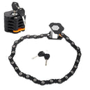 Best-selling Baota Folding Lock Alloy Steel Anti-Hydraulic Cutting 840mm Extended Chain Waterproof & Rustproof Portable Lock  Universal Anti-Theft Device for Bicycles, E-Bikes & Motorcycles