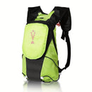 5L Backpack with USB Charging & Smart LED Turn Signals, Lightweight Nylon Commuter Cycling Bag, Safety Reflective Design.Kelly(orange red)