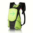 5L Backpack with USB Charging & Smart LED Turn Signals, Lightweight Nylon Commuter Cycling Bag, Safety Reflective Design.Kelly(orange red)