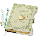 Heart-shaped lock diary with pen, lock & key. B6, 360 pages, garden style for all genders. One key locks your secret — a perfect gift for any occasion./pink