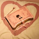 Heart-shaped lock diary with pen, lock & key. B6, 360 pages, garden style for all genders. One key locks your secret — a perfect gift for any occasion./purple