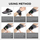 Electric Wrist Heating Massager - Infrared Heat Therapy + Vibration Massage, Rechargeable & Temperature Adjustable
