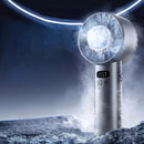 White Hurricane Ice-Bag High-Speed Fan｜100-Speed Adjustable, Second-Level Cooling, Lightweight and Portable Summer Travel Essential