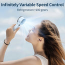 BLUE Hurricane Ice-Bag High-Speed Fan｜100-Speed Adjustable, Second-Level Cooling, Lightweight and Portable Summer Travel Essential