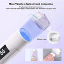 2-in-1 Nail Lamp: Handheld & Stand, 6-LED Fast Dry, Type-C Fast Charge, Smart Timer, Home/Travel DIY Nail Art Essential