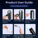 Christmas LED Projection Night Light | Six-Pattern Ambiance Projection Lamp, Plug-and-Play USB Lights Up a Healing Fairy-Tale Night