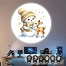 Christmas LED Projection Night Light | Six-Pattern Ambiance Projection Lamp, Plug-and-Play USB Lights Up a Healing Fairy-Tale Night