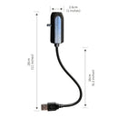 Christmas LED Projection Night Light | Six-Pattern Ambiance Projection Lamp, Plug-and-Play USB Lights Up a Healing Fairy-Tale Night