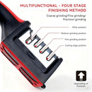 Four - stage Professional Knife Sharpener - High - precision Sharpening Stones (Diamond and Ceramic Sharpening Stones), with Anti - slip Handle - Easy to Use, Quick Sharpening, Durable Performance