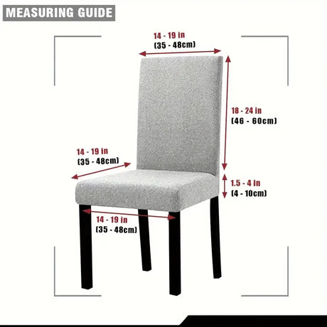 6PCS Christmas Stretch Dining Chair Covers | Snug-Fit Elastic Design, Printed with Ornaments, Snowflakes & Gold Bows, Removable & Machine Washable, Soft Stretch Protective Covers, Ideal for Holiday Gatherings & Home Décor