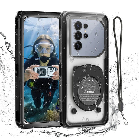 Newly Upgraded IPX8 Diving Phone Case, 15m Waterproof, 6.9-inch Universal, Surfing Swimming Underwater Photography, Shockproof and Scratch-Resistant.light GREEN