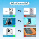 Newly Upgraded IPX8 Diving Phone Case, 15m Waterproof, 6.9-inch Universal, Surfing Swimming Underwater Photography, Shockproof and Scratch-Resistant.light GREEN