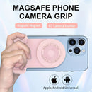 Magnetic Phone Photography Grip | Compatible with iPhone & Android, 360° Fill Light with Bluetooth Remote, Ideal for Live Streaming & Vlogging