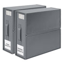 5PCS Foldable Bed Sheet Storage Box with Viewing Window, Your Neat Solution for Bedroom and Wardrobe Organization.