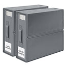 Foldable Bed Sheet Storage Box with Viewing Window, Your Neat Solution for Bedroom and Wardrobe Organization.