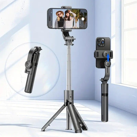 Upgraded Clamp Selfie Stick Tripod: Bluetooth Remote Control, Portable Detachable Design, One Rod, Multiple Functions