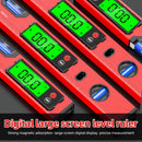 500mm Digital Level with Backlit LCD Display, Strong Magnetic Base, and Heavy-Duty Aluminum Alloy Material