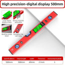 400mm Digital Level with Backlit LCD Display, Strong Magnetic Base, and Heavy-Duty Aluminum Alloy Material