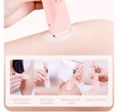 Women's Electric Dual Head Hair Remover – Double Ring Blade for Efficient Hair Removal, Fine Trimming Blade for Detailed Grooming, IPX7 Full Body Waterproof, Safe and Painless（pink)