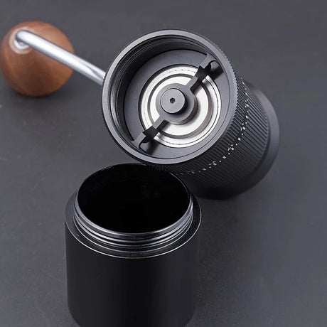 1-Pack, Manual Coffee Grinder, Hand Coffee Grinder with Built-in Digital Adjustable Setting, Black, Stainless Steel Conical Burr, Coffee Bean Grinder