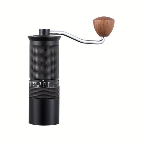1-Pack, Manual Coffee Grinder, Hand Coffee Grinder with Built-in Digital Adjustable Setting, Black, Stainless Steel Conical Burr, Coffee Bean Grinder