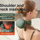 USB Heated Neck, Shoulder, and Back Massager – 6D Simulated Human-Hand Deep Kneading Technology, Multi-Part Massage for Neck, Shoulders, Back, and Legs, Relieving Office Fatigue and Muscle Tension Caused by Prolonged Sitting