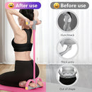 Home-use six-tube resistance band with non-slip pedals and quiet rebound. Targets multiple muscle groups for full-body fat burning, shaping, and stretching. Portable and suitable for all.PINK