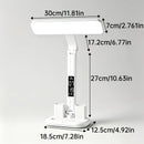 Multifunctional Smart Eye Protection Desk Lamp, integrating lighting, digital display, and storage in one, with multi-angle adjustment, eye-friendly and practical./11 rechargeable 2000mah