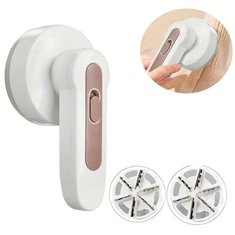 Efficient Lint Remover, multi-functional, powerful lint removal, safe and portable, rejuvenates clothing effortlessly.