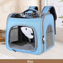 Pet Backpack Portable Transparent Foldable Comfort Design Hands-Free Travel for Cats Small Dogs(YELLOW)