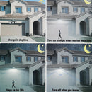 74 LED Solar Motion Sensor Light with Movement Detection, 3 Brightness Modes Outdoor Wall Lamp, Suitable for Front Door, Yard, Garage, Terrace.