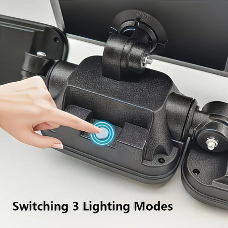 74 LED Solar Motion Sensor Light with Movement Detection, 3 Brightness Modes Outdoor Wall Lamp, Suitable for Front Door, Yard, Garage, Terrace.