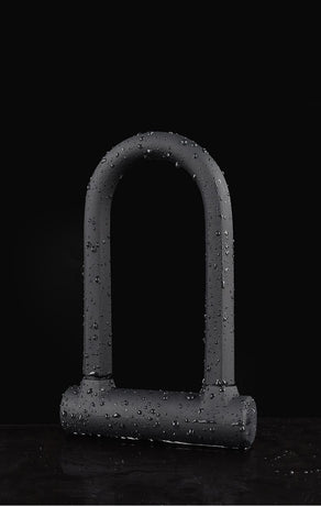 Heavy-Duty Silicone U-Lock – 17mm Alloy Steel Shackle, Anti-Cut & Anti-Saw, Double-Open Locking, Scratch-Proof Silicone Coating, Universal for Bicycles & Motorcycles