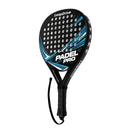 Padel Racket Carbon Fiber Lightweight Control EVA Core | Comfort Grip for Beginner & Intermediate Players（Orange-red wave single shot）