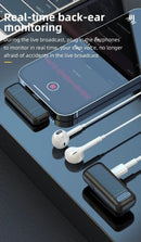 Wireless Lavalier Microphone Set: 2.4G Wireless Instant Connection, DSP Smart Noise Reduction, 84-Hour Long Battery Life, One-to-Many Full-Scenario Compatibility, Type-C Interface(BLACK)